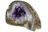 Purple Amethyst Geode - Artigas, Uruguay #151294-1